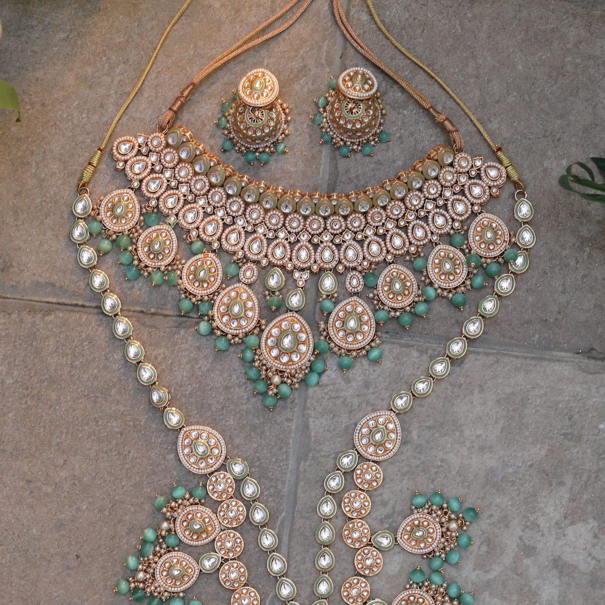 Banafsha Jhumka Set
