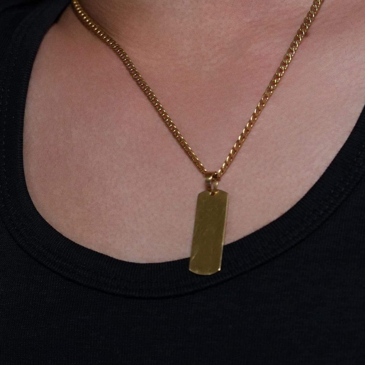 Faris Dog Tag Pendant