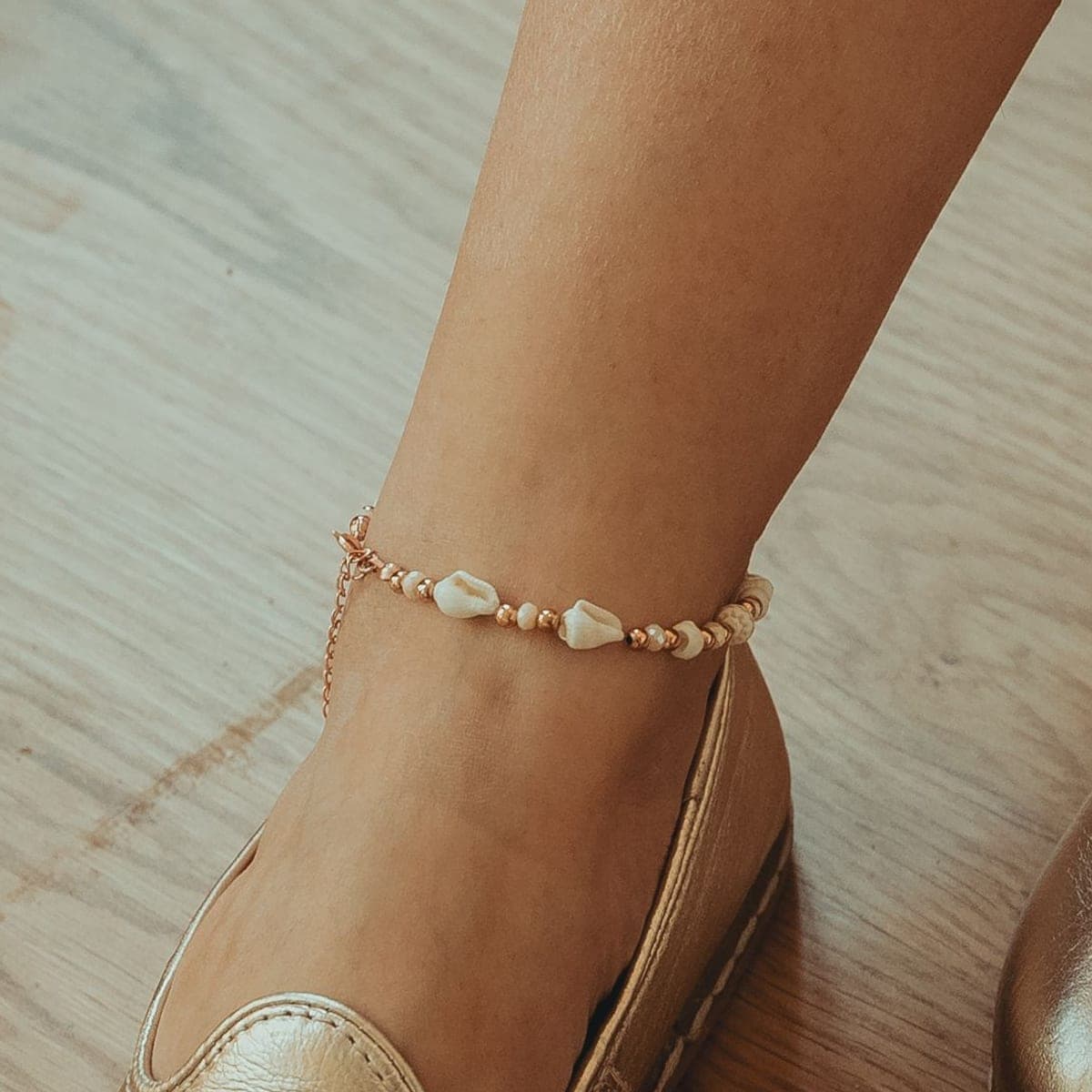 Selene Bead Anklet