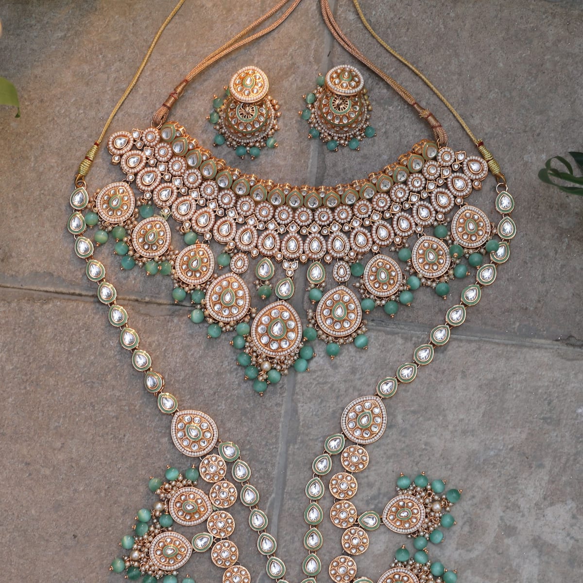 Banafsha Jhumka Set